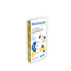 MultiSure GK Ketone paski testowe 5 sztuk