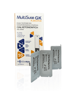 Zestaw KETO glukometr MultiSure GK+10 szt. pasków KETO-galeria-2