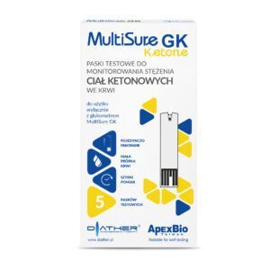 MultiSure GK Ketone paski testowe 5 sztuk-galeria-1