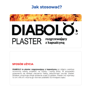 DIABOLO plaster rozgrzewający z kapsaicyną 24 szt.-galeria-2