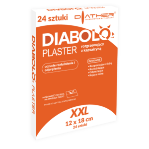 DIABOLO plaster rozgrzewający z kapsaicyną 24 szt.-galeria-0