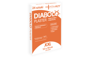 DIABOLO plaster rozgrzewający z kapsaicyną 24 szt.