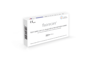 FLUORECARE TEST SARS – CoV-2 & Grypa A/B & RSV ANTYGEN COMBO