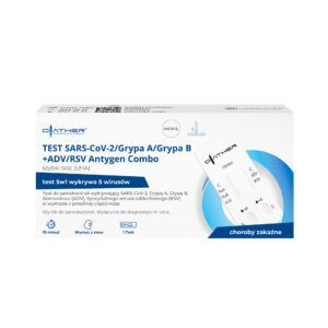 TEST SARS-CoV-2/Grypa A/ Grypa B+ADV/RSV Antygen Combo – szybki test (LFIA)-galeria-1