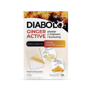 Plaster rozgrzewający DIABOLO GINGER ACTIVE z imbirem i kurkumą 1 sztuka