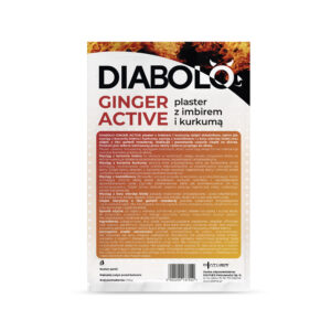 Plaster rozgrzewający DIABOLO GINGER ACTIVE z imbirem i kurkumą 1 sztuka-galeria-2