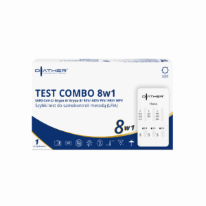 Test COMBO 8w1 SARS-CoV-2/ Grypa A/ Grypa B/ RSV/ ADV/ PIV/ HRV/ MPV